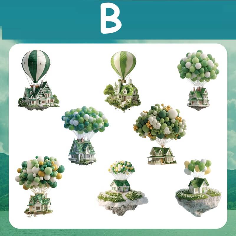 Flyinghouse-sticker-Scrapbooking-B