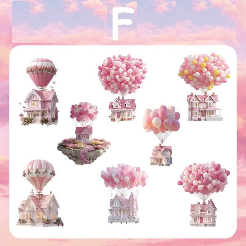 Flyinghouse-sticker-Scrapbooking-F