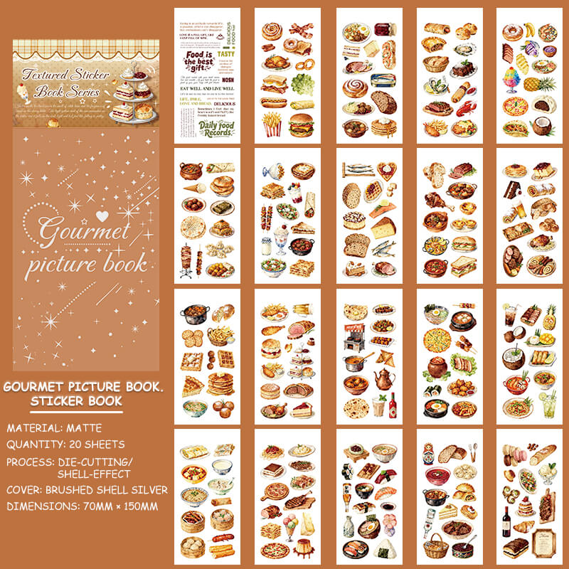 Food-StickerBook-Scrapbook