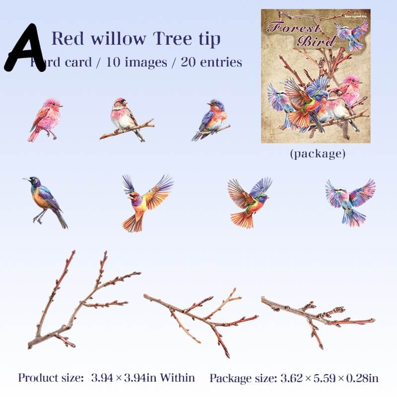 ForestBird-HardCardStickers-Scrapbook-A