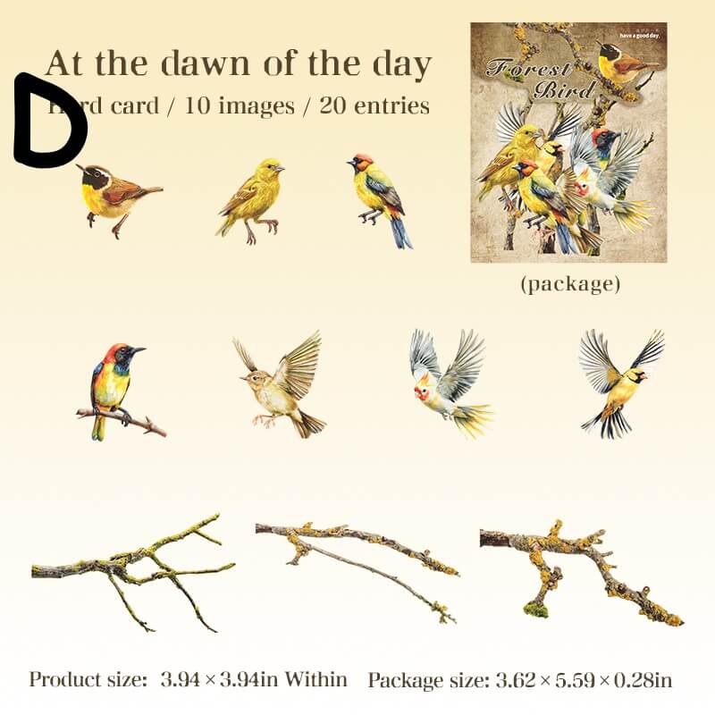 ForestBird-HardCardStickers-Scrapbook-D