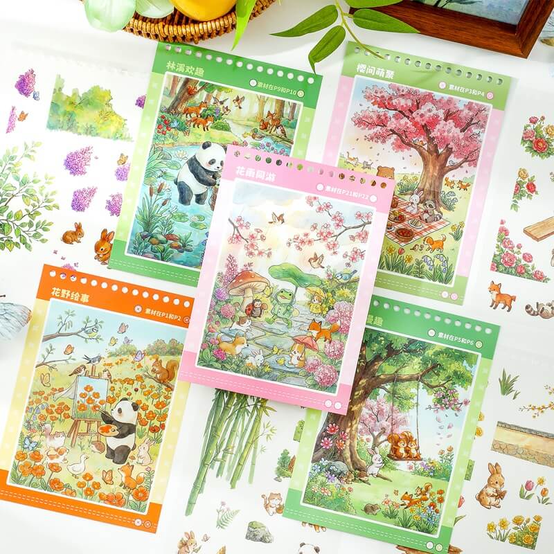 ForestSceneryCollage-StickerBook-Scrapbook-2