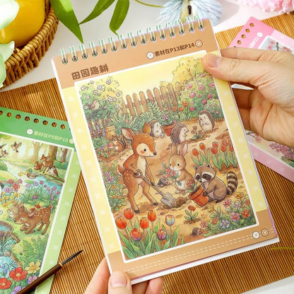 ForestSceneryCollage-StickerBook-Scrapbook-5