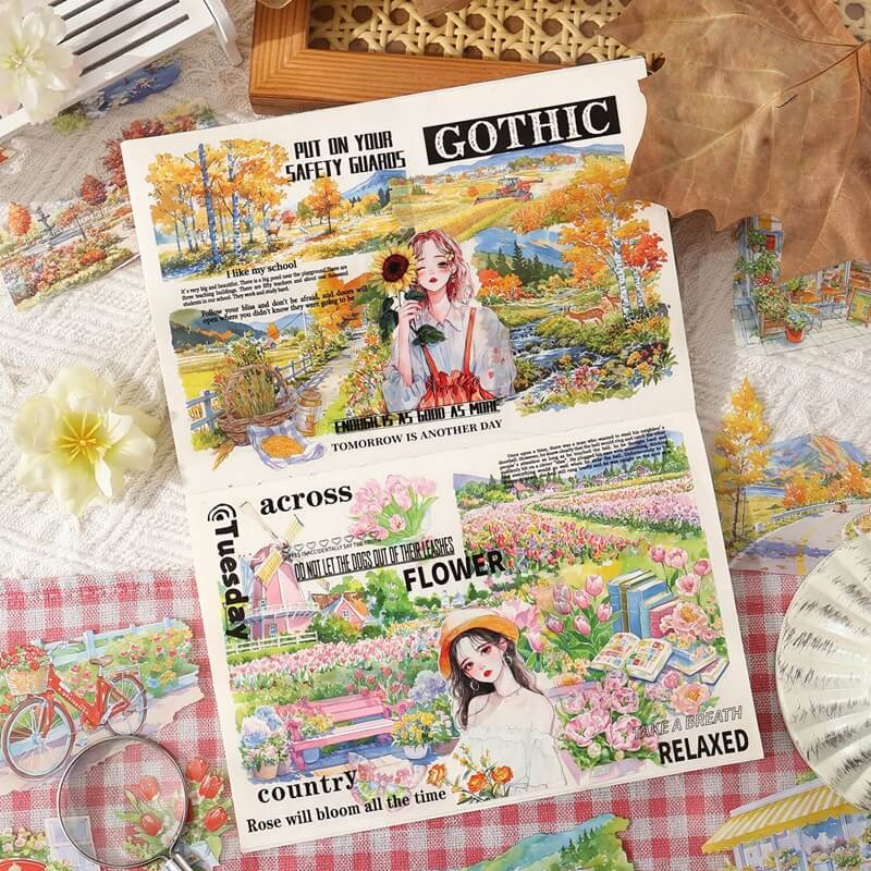 FourSeasonsScenery-StickerBook-Scrapbook-7