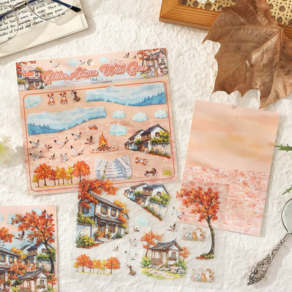 FourSeasonsScenery-Stickers-DiyCraft-1