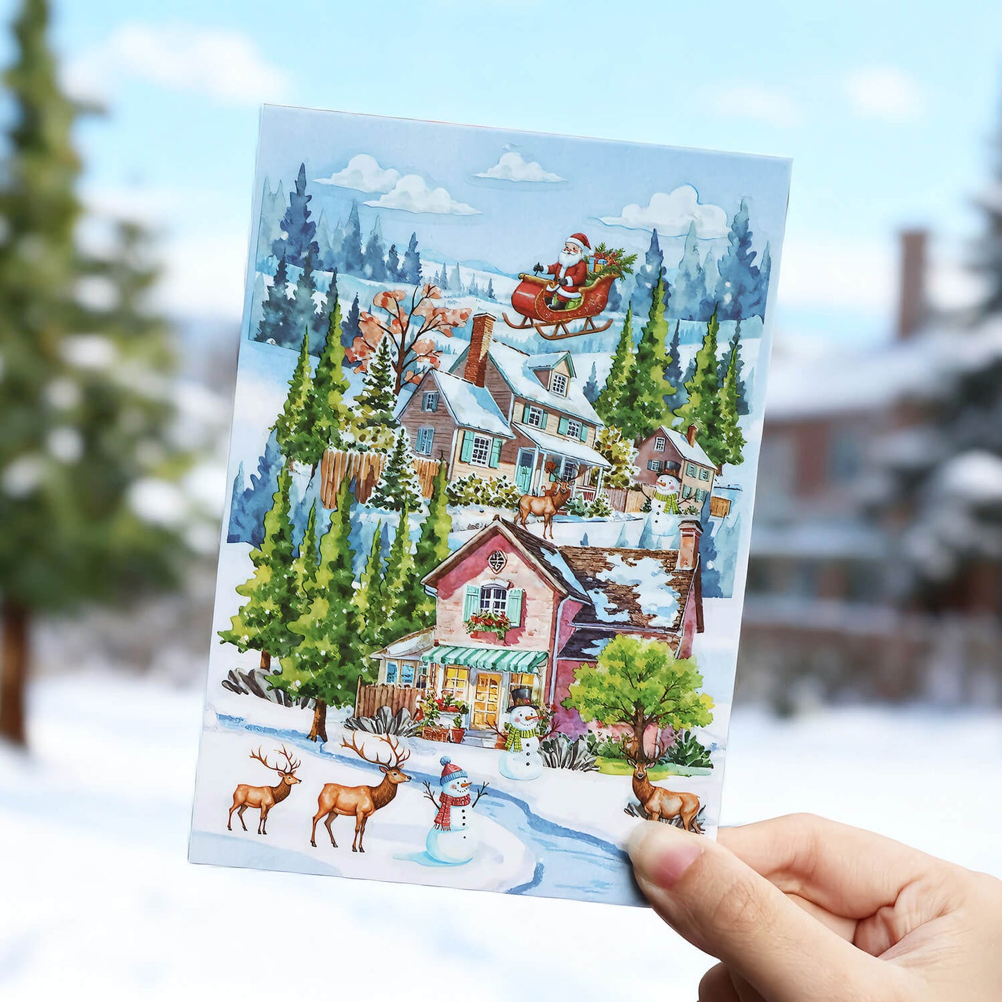FourSeasonsScenery-Stickers-DiyCraft-5