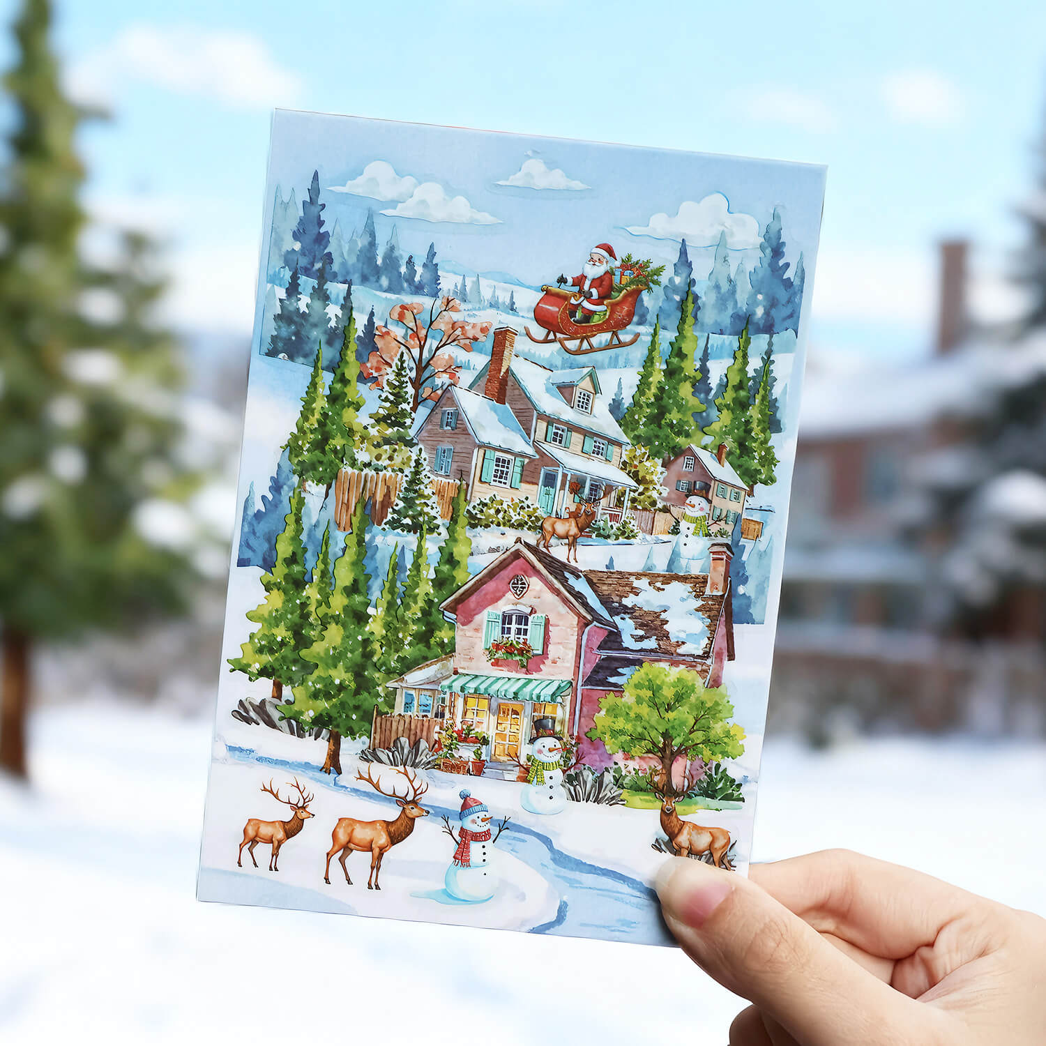 FourSeasonsScenery-Stickers-DiyCraft-5