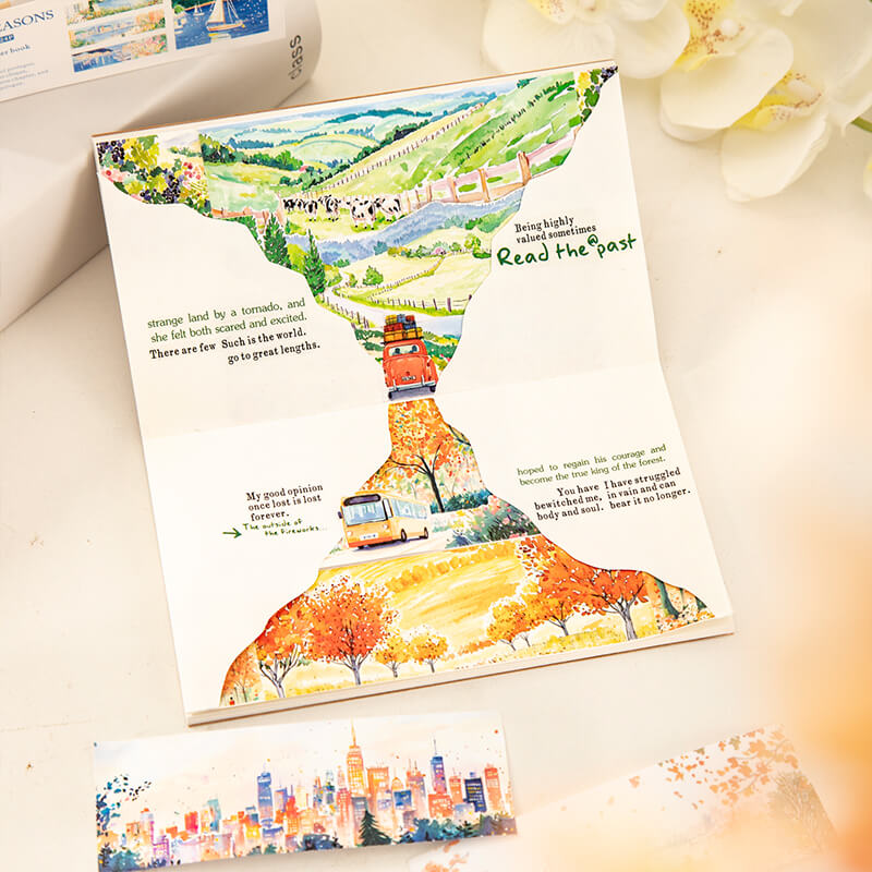 FourSeasonsTravelLongStrip-StickerBook-Scrapbook-5