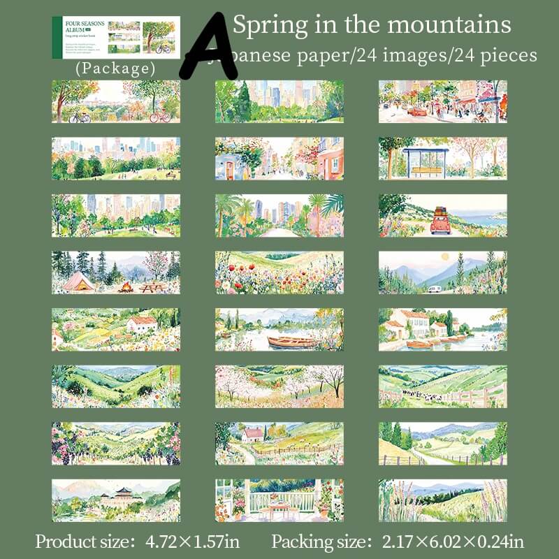 FourSeasonsTravelLongStrip-StickerBook-Scrapbook-A