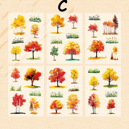 FourSeasonsTrees-FlatStickers-Scrapbook-C