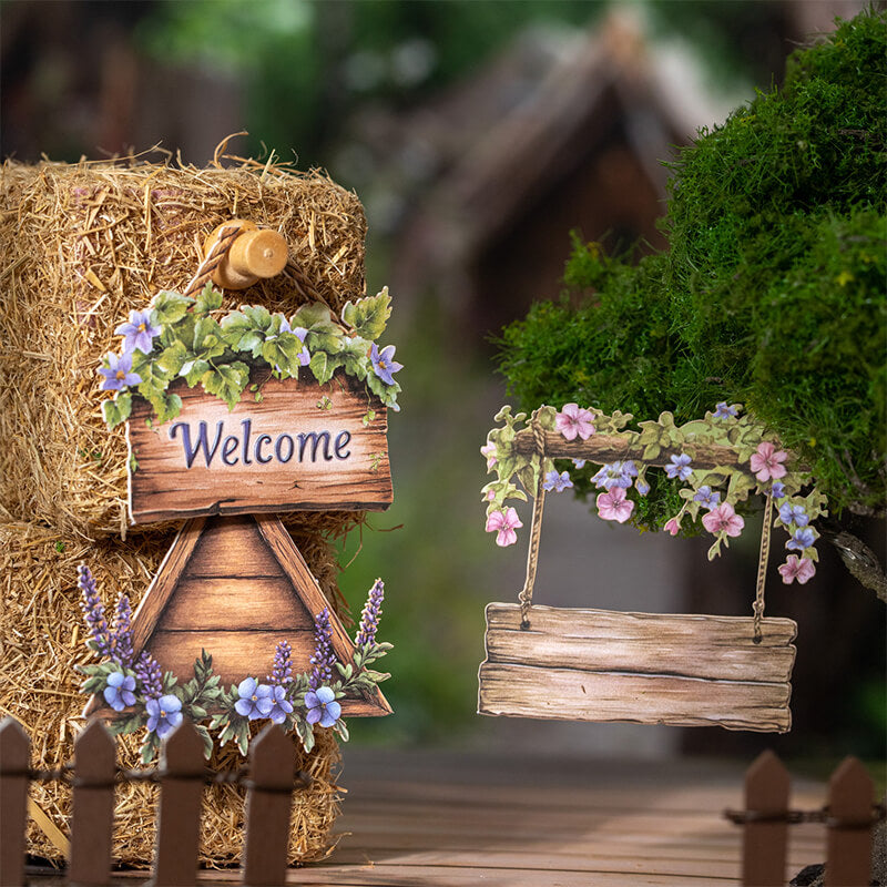 GardenWoodenSign-HardCardSticker-Scrapbooking-4