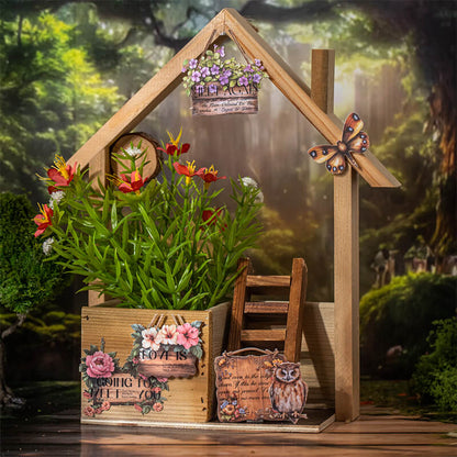 GardenWoodenSign-HardCardSticker-Scrapbooking-5