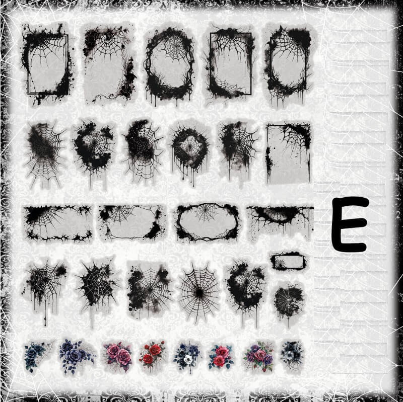 GothFamily-Sticker-JunkJournal-E