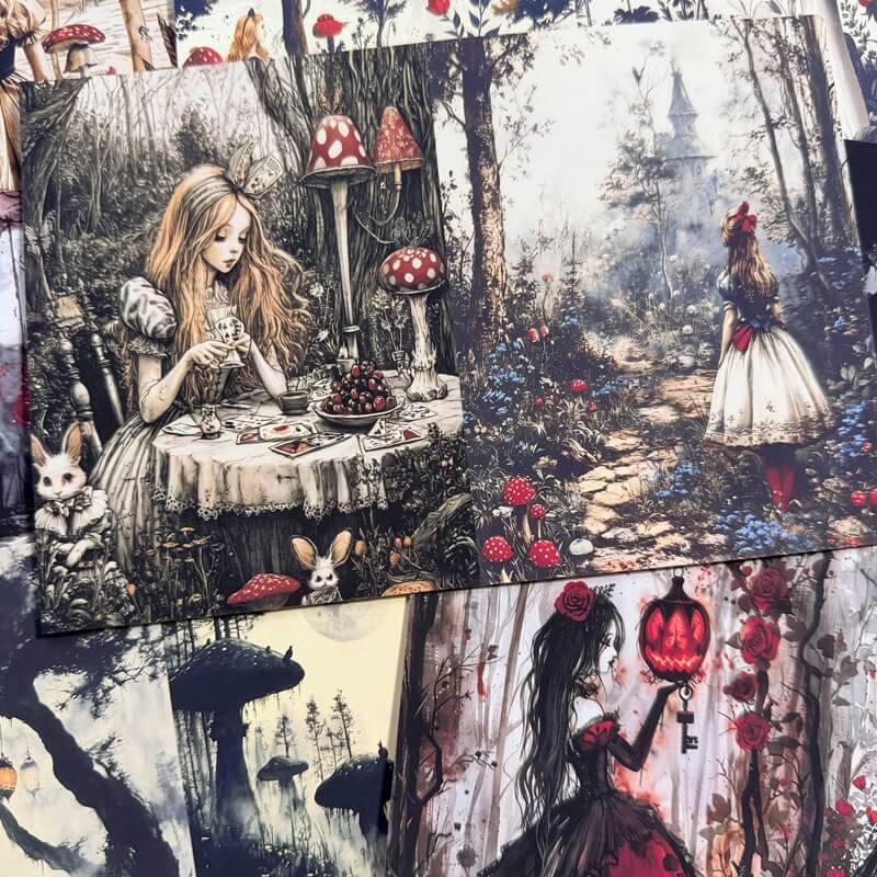 GothicAliceinWonderland-Paper-JunkJournal-1
