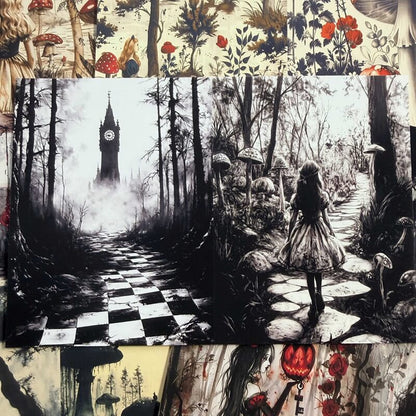 GothicAliceinWonderland-Paper-JunkJournal-2