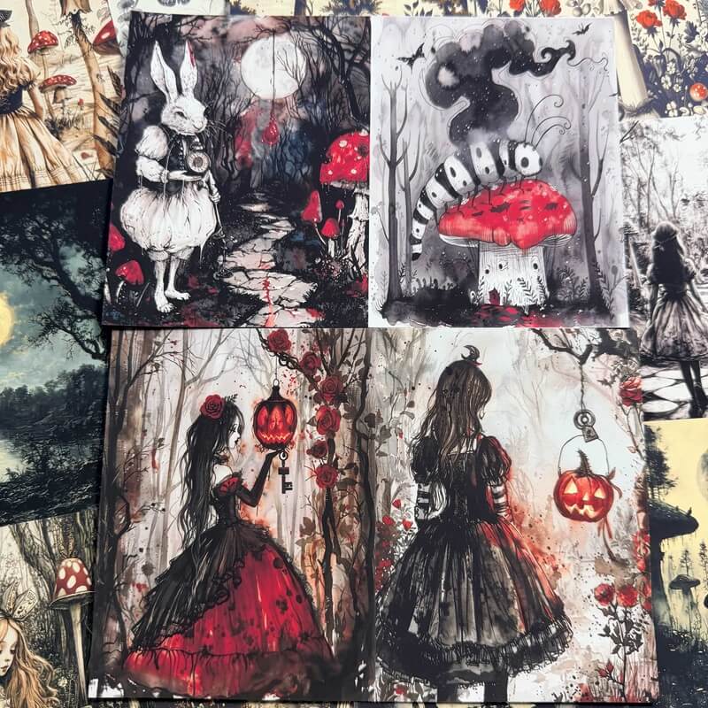 GothicAliceinWonderland-Paper-JunkJournal-4