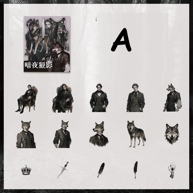 GothicAllure-Stickers-JunkJournal-A