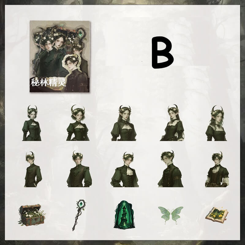 GothicAllure-Stickers-JunkJournal-B