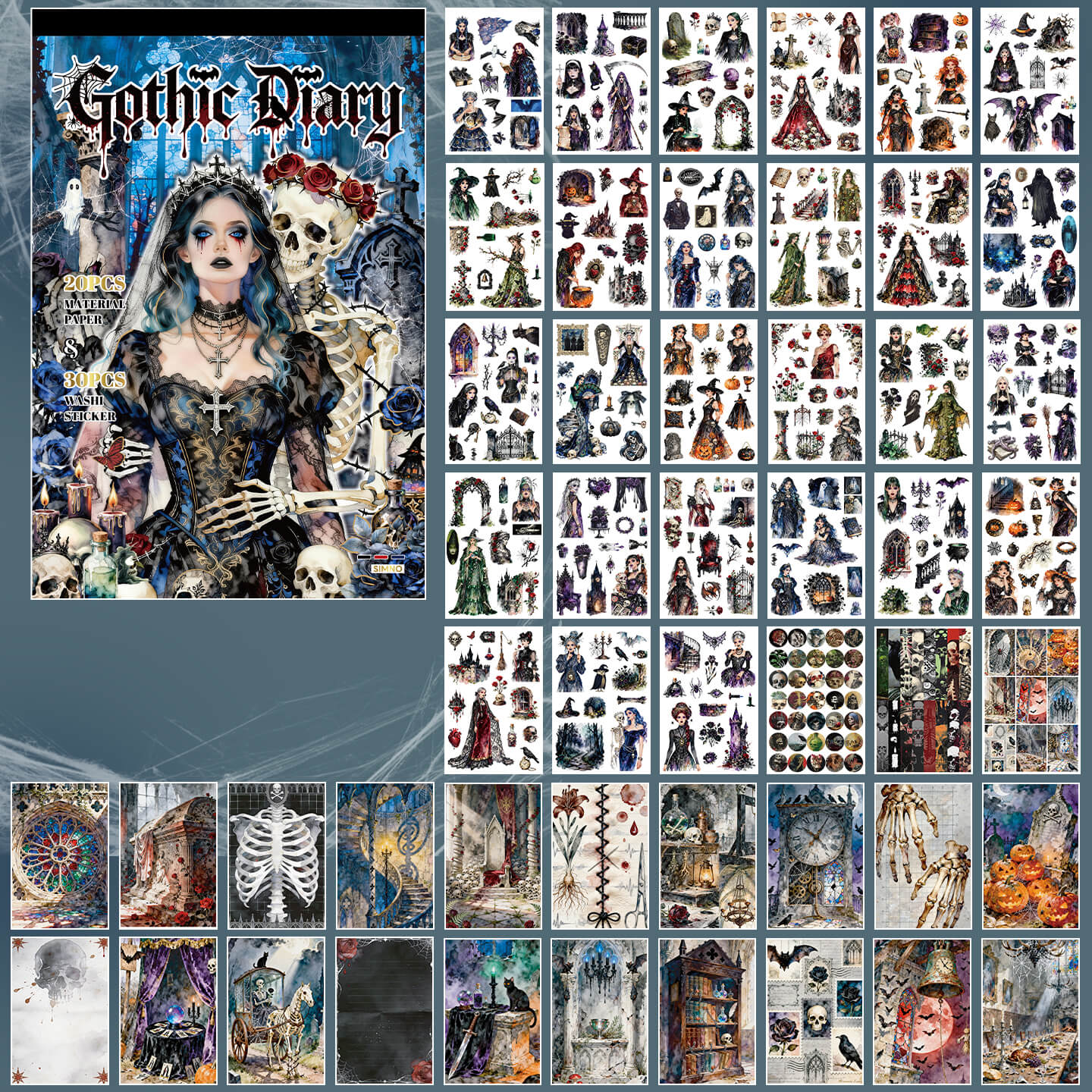 GothicDiary-StickerBook-Scrapbook-7