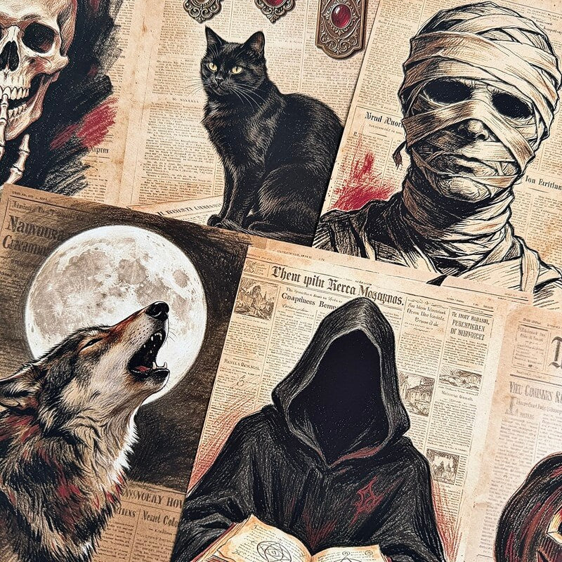 GothicOldNewspapers-Paper-JunkJournal-3