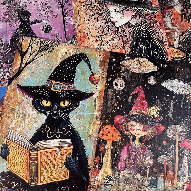 Goth Craft Magic Gothic magic witch world material paper – loloyaya