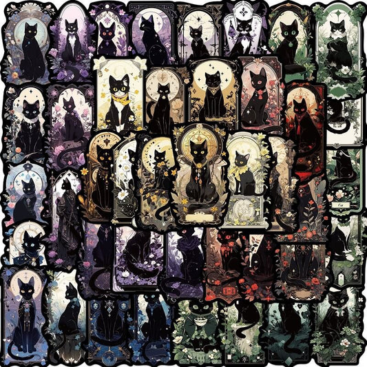 GraffitiBlackCat-Sticker-JunkJournal