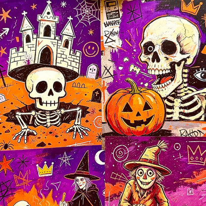 GraffitiSkeletonCarnivalNight-Paper-JunkJournal-1