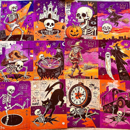 GraffitiSkeletonCarnivalNight-Paper-JunkJournal