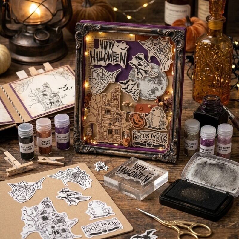 Halloween-Stamps-Scrapbook-2