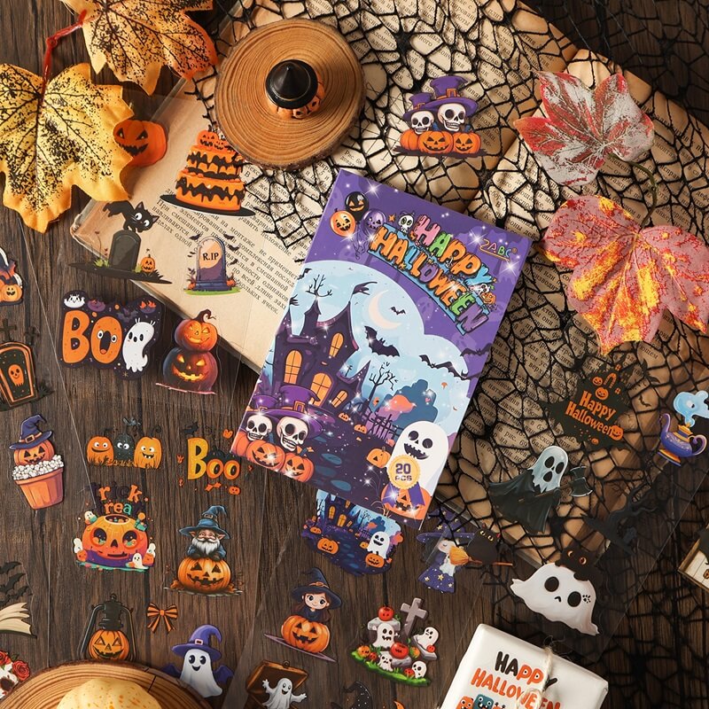 HalloweenCastle-StickerBook-Scrapbooking-2