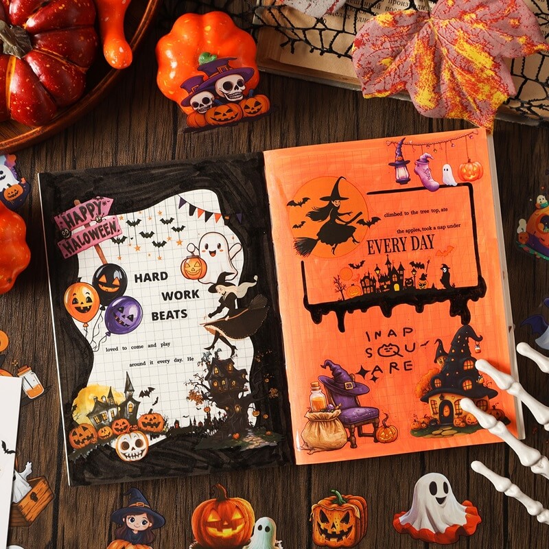 HalloweenCastle-StickerBook-Scrapbooking-6