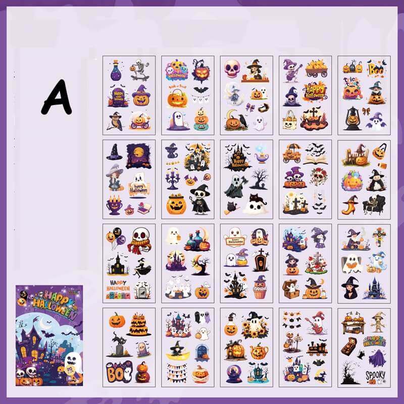 HalloweenCastle-StickerBook-Scrapbooking-A