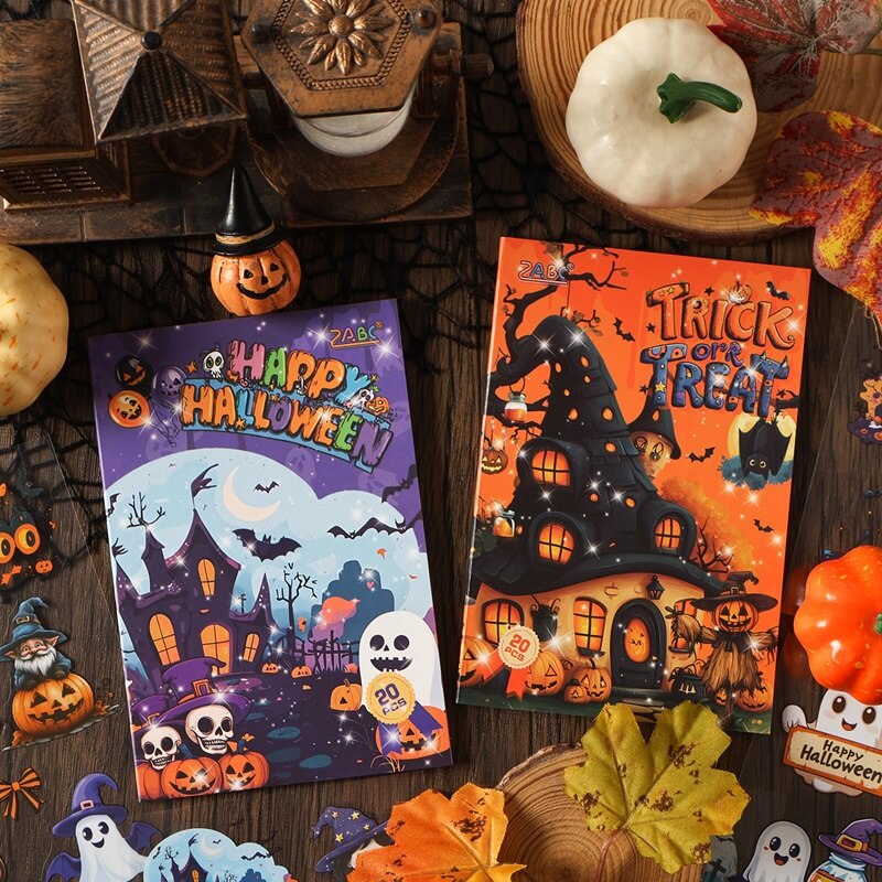 HalloweenCastle-StickerBook-Scrapbooking