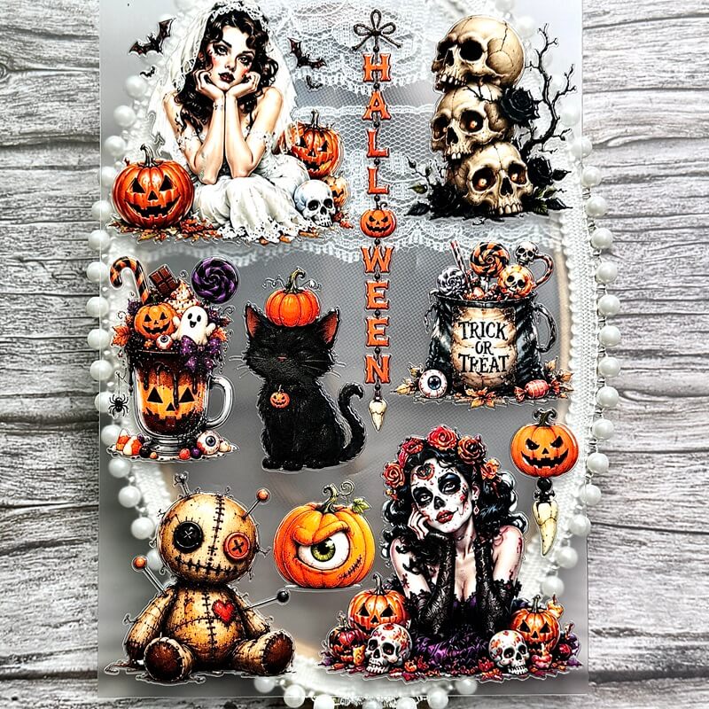 HalloweenGirl-EmbossedStickers-Scrapbook-1