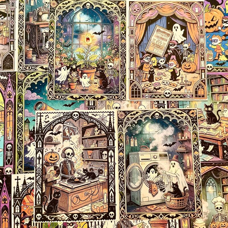 HalloweenNightFunTown-Paper-JunkJournal-1