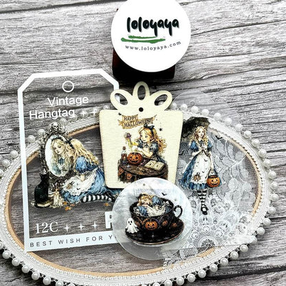 Vintage Alice UV transfers for glass and acrylic
