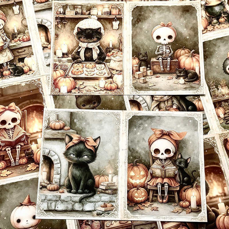 Halloween Junk Journal Paper