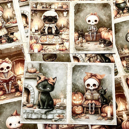 Halloween Junk Journal Paper
