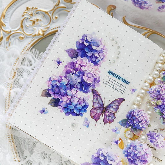 Hydrangea-Tape-Scrapbook