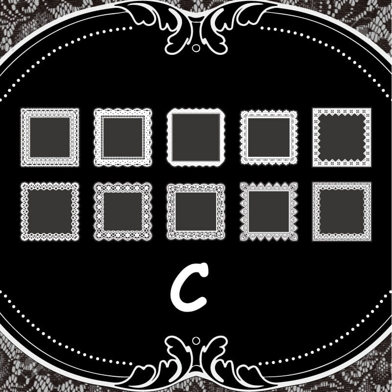 LaceBorders-Stickers-Scrapbook-C
