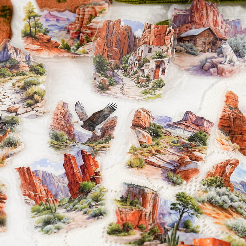 Landscape-themed-stickers-Scrapbook-3