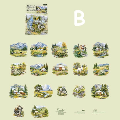 Landscape-themed-stickers-Scrapbook-B