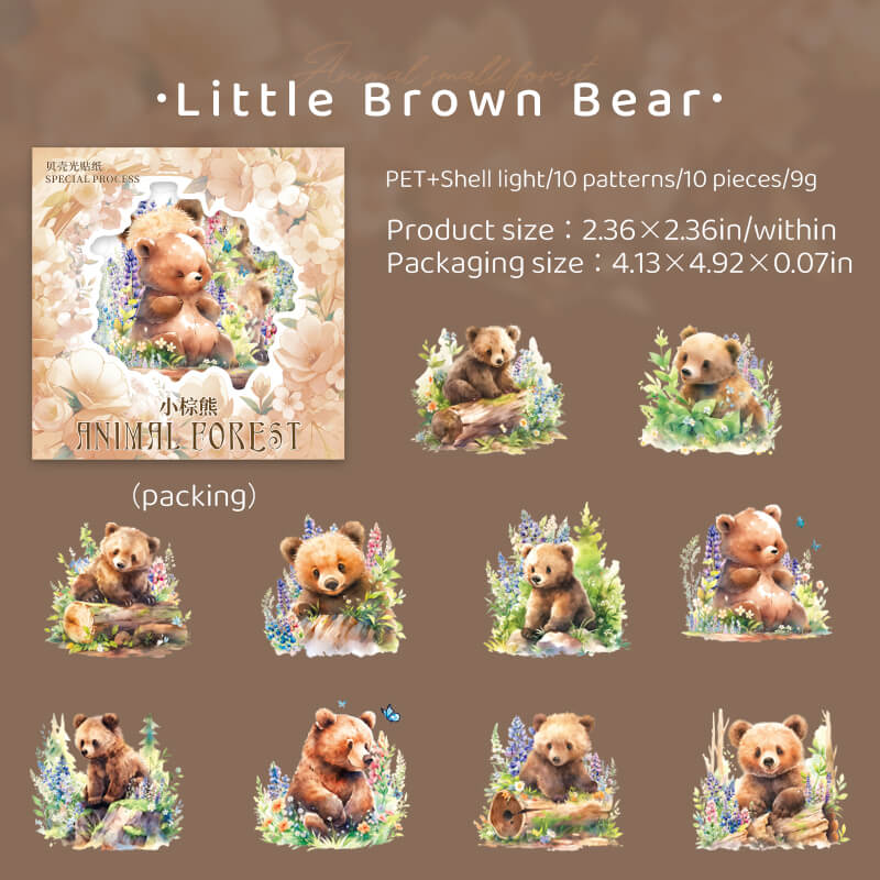 LittleBrownBear-Stickers-Scrapbooking