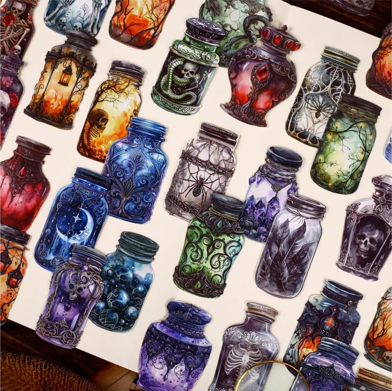 MagicBottle-Sticker-JunkJournal-3