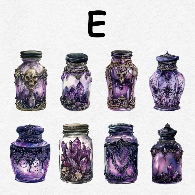 MagicBottle-Sticker-JunkJournal-E