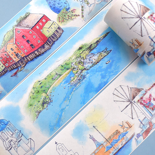 MediterraanScenery-Tape-Scrapbooking-1