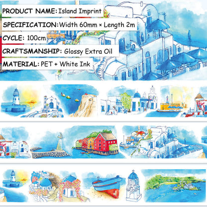 Mediterranean Scenery-Tape-Scrapbooking-3