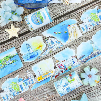 Mediterranean Scenery-Tape-Scrapbooking-4