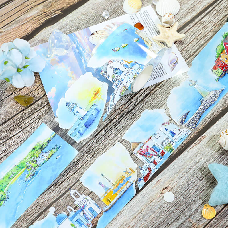 Mediterranean Scenery-Tape-Scrapbooking-5