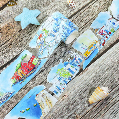 Mediterranean Scenery-Tape-Scrapbooking-7
